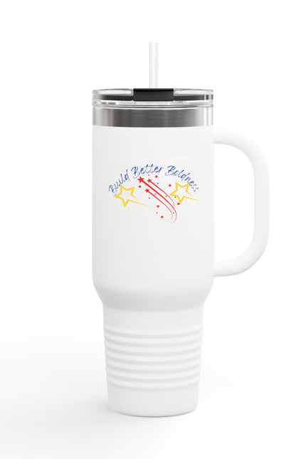Motivational Insulated Travel Mug - 40oz - Perfect for Coffee Lovers & On-the-Go