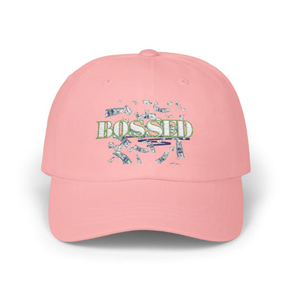 Bossed Classic Dad Cap - Stylish Adjustable Baseball Hat for Everyday Wear