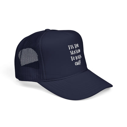Trucker Cap – "Tis the Season to Rock Out! Holiday Mesh Hat