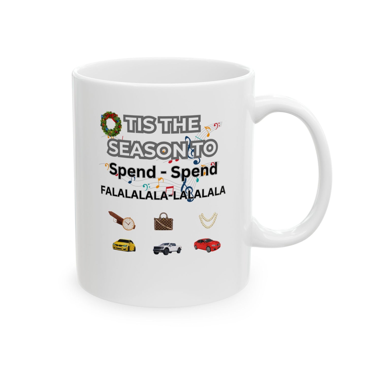 Holiday Ceramic Mug — Festive 11oz & 15oz Holiday Mug