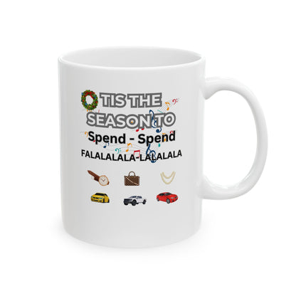 Holiday Ceramic Mug — Festive 11oz & 15oz Holiday Mug