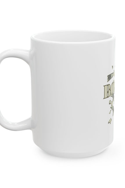 Bossed Ceramic Mug - Motivational Coffee Cup for Entrepreneurs