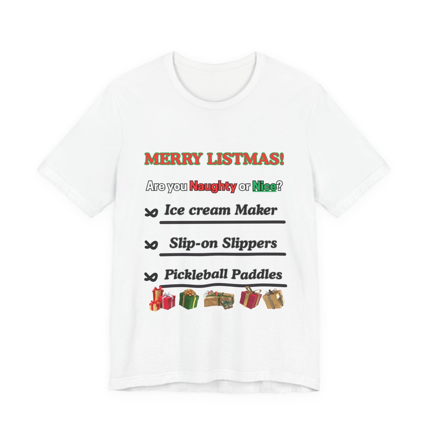 Christmas Short Sleeve Tee - Merry Christmas Shirt