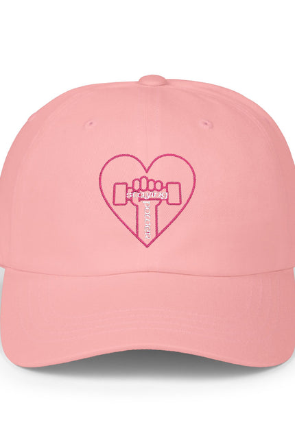 Heart & Dumbbell Classic Dad Cap - Gym Lover Hat, Father's Day Gift, Workout Accessories, Casual Style Cap, Fitness Enthusiast Gear
