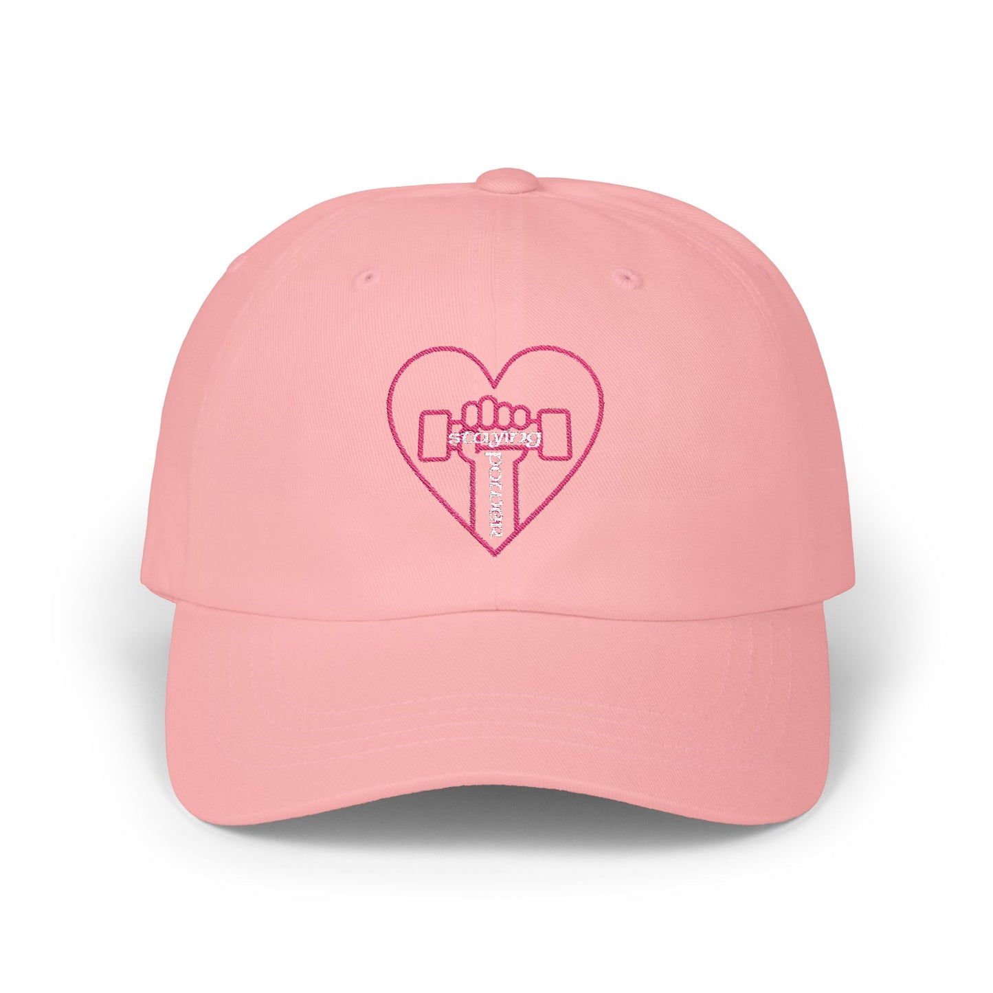 Heart & Dumbbell Classic Dad Cap - Gym Lover Hat, Father's Day Gift, Workout Accessories, Casual Style Cap, Fitness Enthusiast Gear