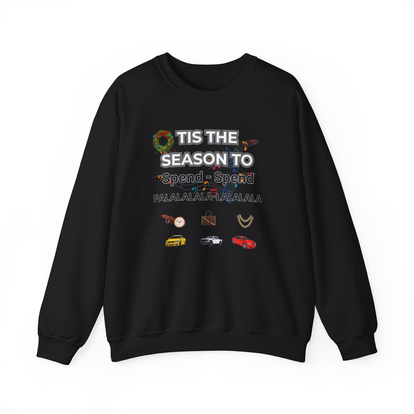 Holiday 'Tis the Season to Spend' Crewneck Sweatshirt
