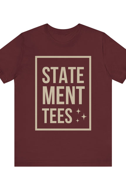 Chic Statement Tee - Casual Wear, Gift for Friends, Fashion Statement, Everyday Comfort, Cool Graphic Tee