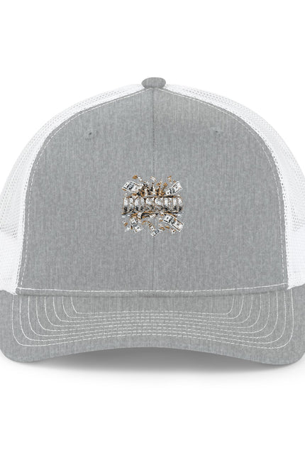 Camo Paw Print Snapback Trucker Cap