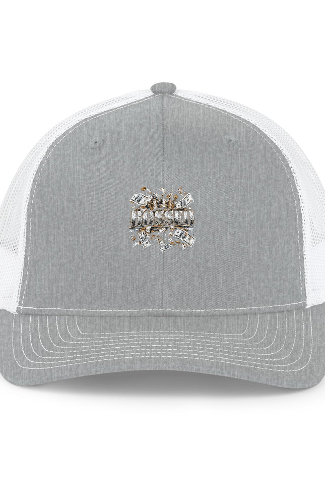 Camo Paw Print Snapback Trucker Cap