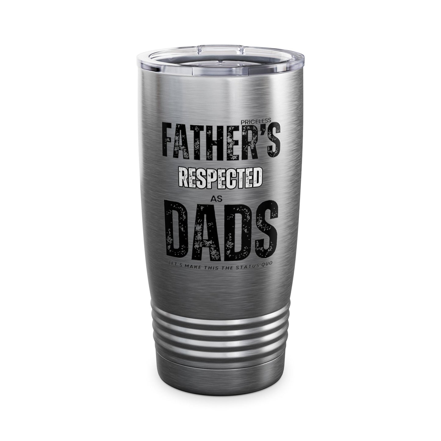 Father's Respected Dads Tumbler - 20oz Insulated Travel Mug