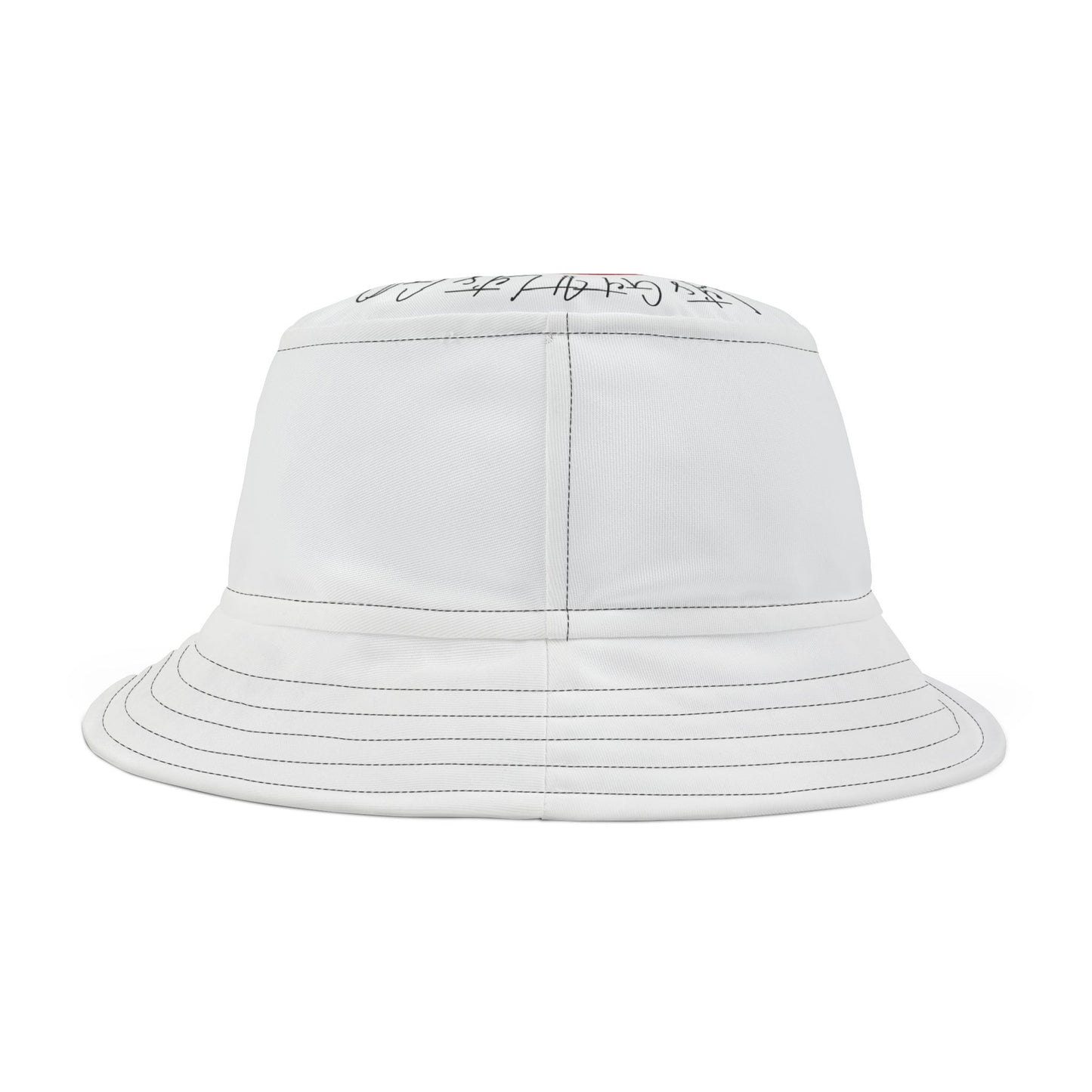 Stylish Bucket Hat with Trendy Text Design