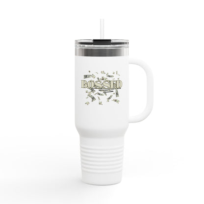 Bossed Insulated Travel Mug - 40oz | Perfect for Coffee Lovers & Entrepreneurs