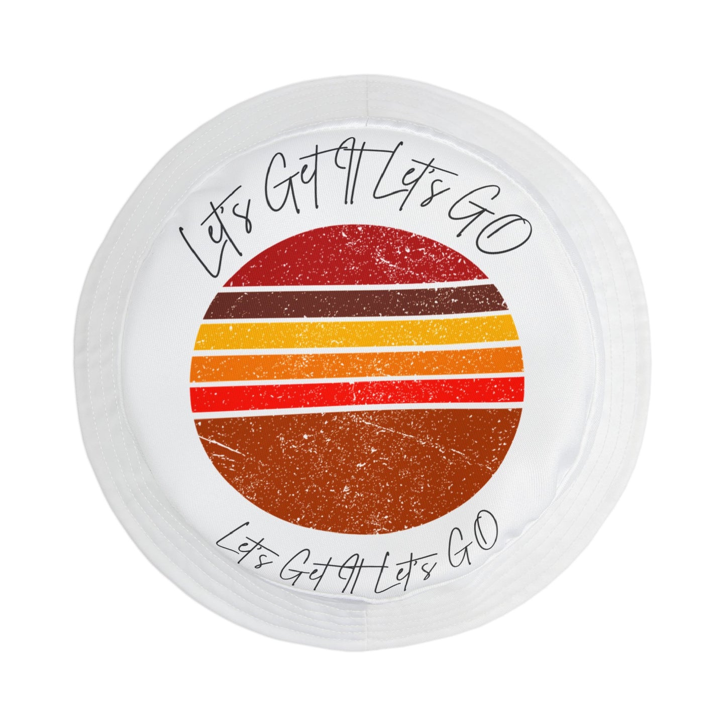 Stylish Bucket Hat with Trendy Text Design