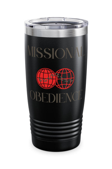 Missionary Ringneck Tumbler, 20oz - Travel Mug, Inspirational Gift, Christian Fellowship, Hot & Cold Drinks, Faith-Based Decor