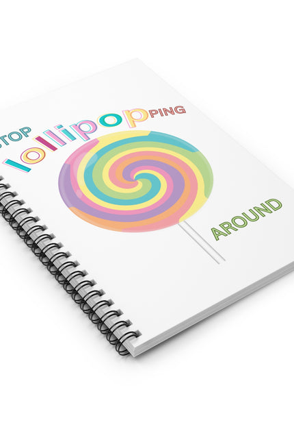 Colorful Lollipop Spiral Notebook - Fun Journal for Kids & Adults, Great for School, Gifts, Crafts, and More