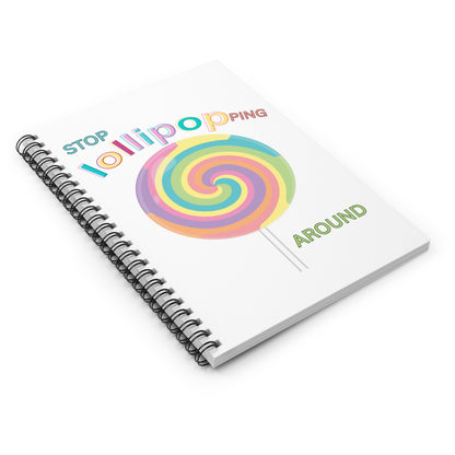Colorful Lollipop Spiral Notebook - Fun Journal for Kids & Adults, Great for School, Gifts, Crafts, and More