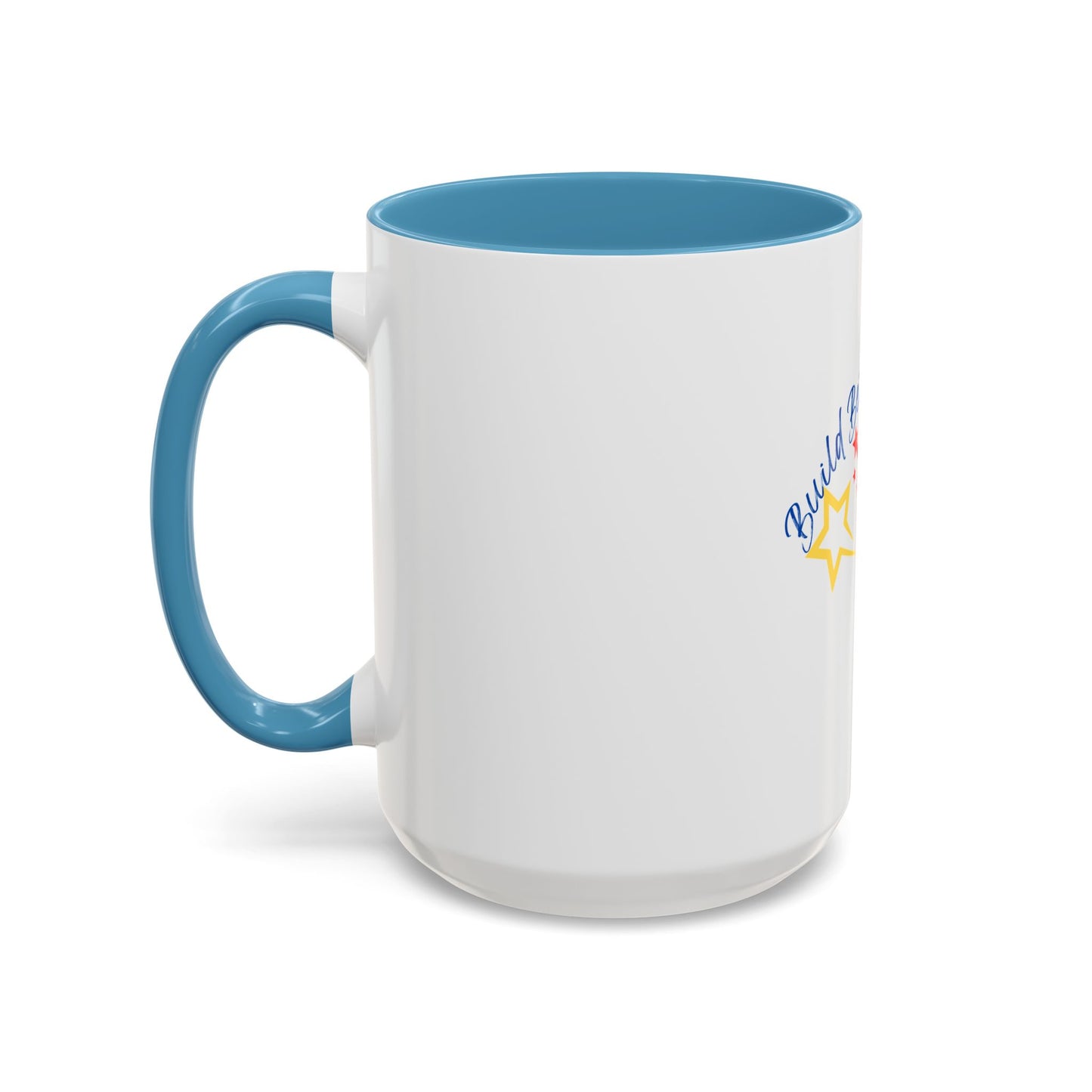Inspirational Accent Coffee Mug - Build Better Boldness - Perfect for Morning Motivation