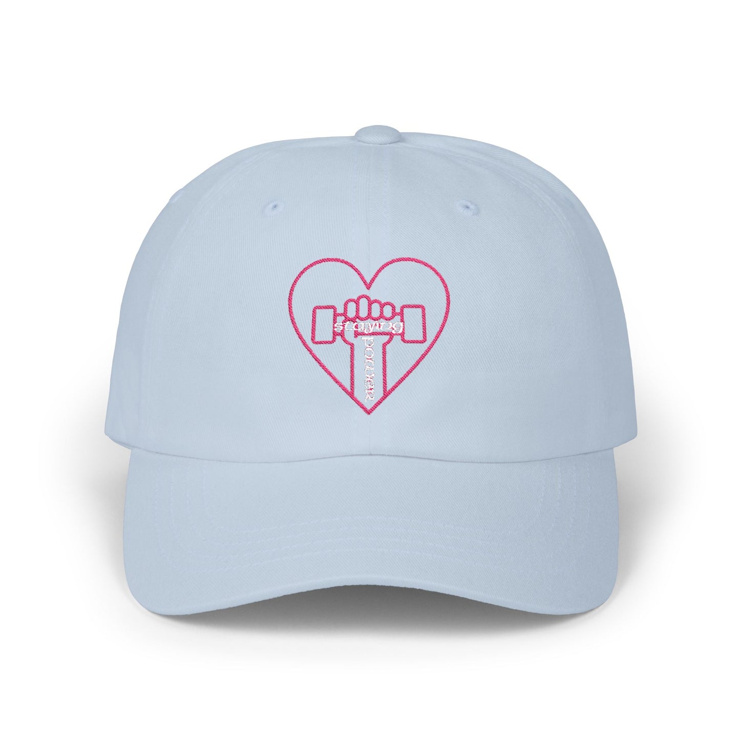 Heart & Dumbbell Classic Dad Cap - Gym Lover Hat, Father's Day Gift, Workout Accessories, Casual Style Cap, Fitness Enthusiast Gear