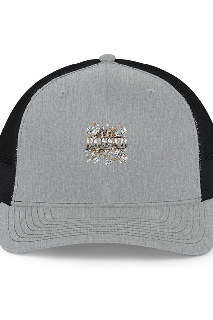 Camo Paw Print Snapback Trucker Cap