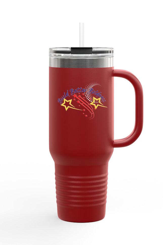 Motivational Insulated Travel Mug - 40oz - Perfect for Coffee Lovers & On-the-Go