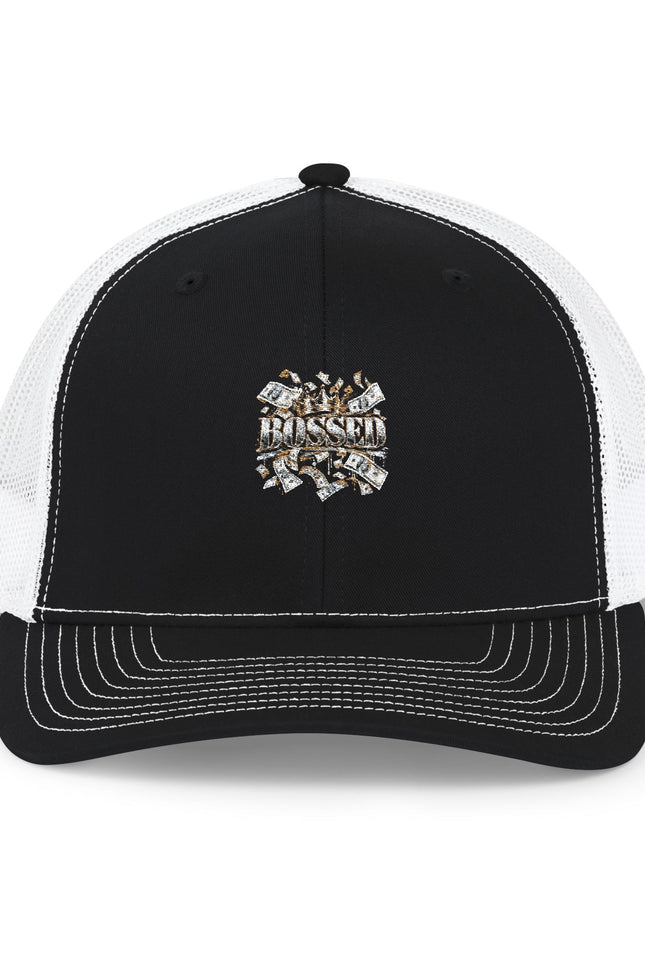 Camo Paw Print Snapback Trucker Cap