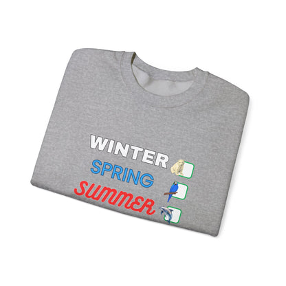 Fall Crewneck Sweatshirt — "The Best of Them All" Seasonal Checklist Design