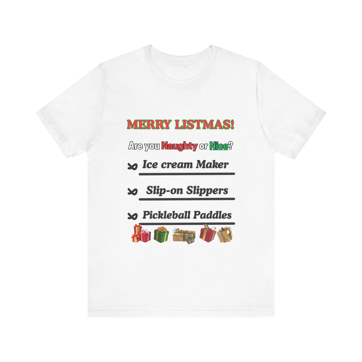 Christmas Short Sleeve Tee - Merry Christmas Shirt