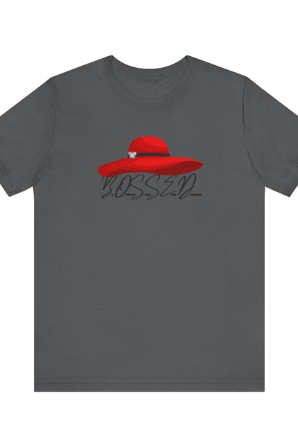 Bossed Unisex Short Sleeve Tee | Stylish Casual Wear, Gift for Bosses, Empowerment Shirt, Fashionable Daily Top