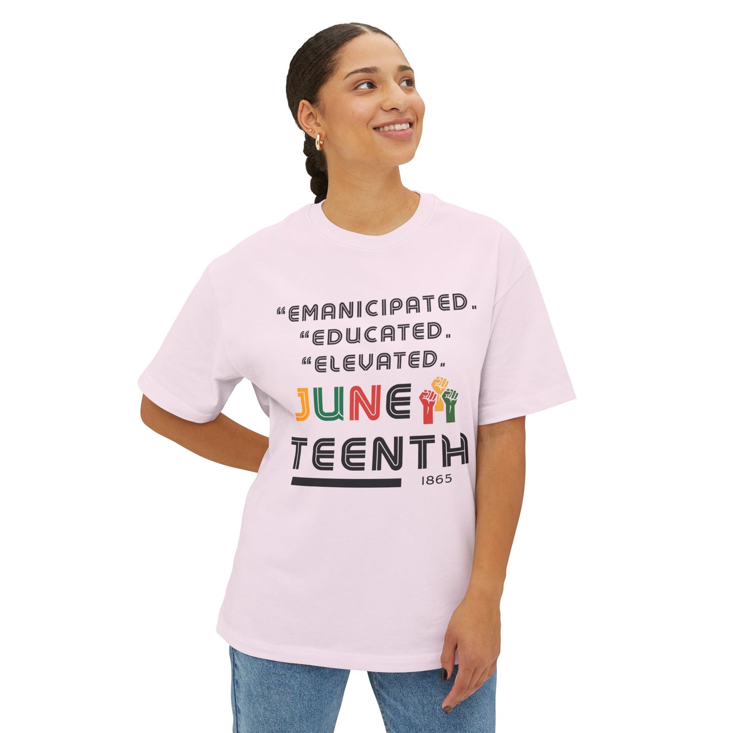 Juneteenth Oversized Tee, Celebrate Freedom Shirt, Unisex Graphic Tee, Equality T-Shirt, Empowerment Gift, Black History Apparel