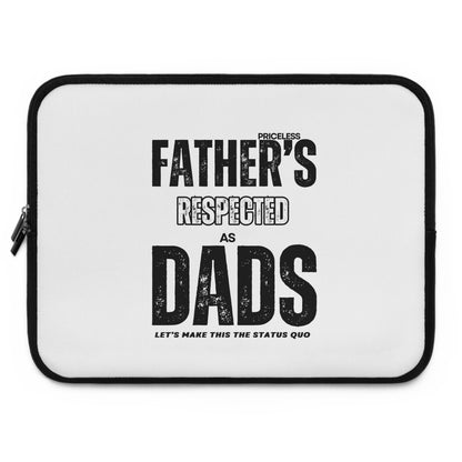Father's Day Laptop Sleeve - 'Respected as Dads'