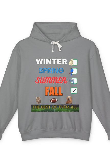 Fall Hoodies - Unisex Lightweight Hooded Sweatshirt
