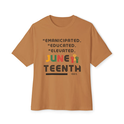 Juneteenth Oversized Tee, Celebrate Freedom Shirt, Unisex Graphic Tee, Equality T-Shirt, Empowerment Gift, Black History Apparel
