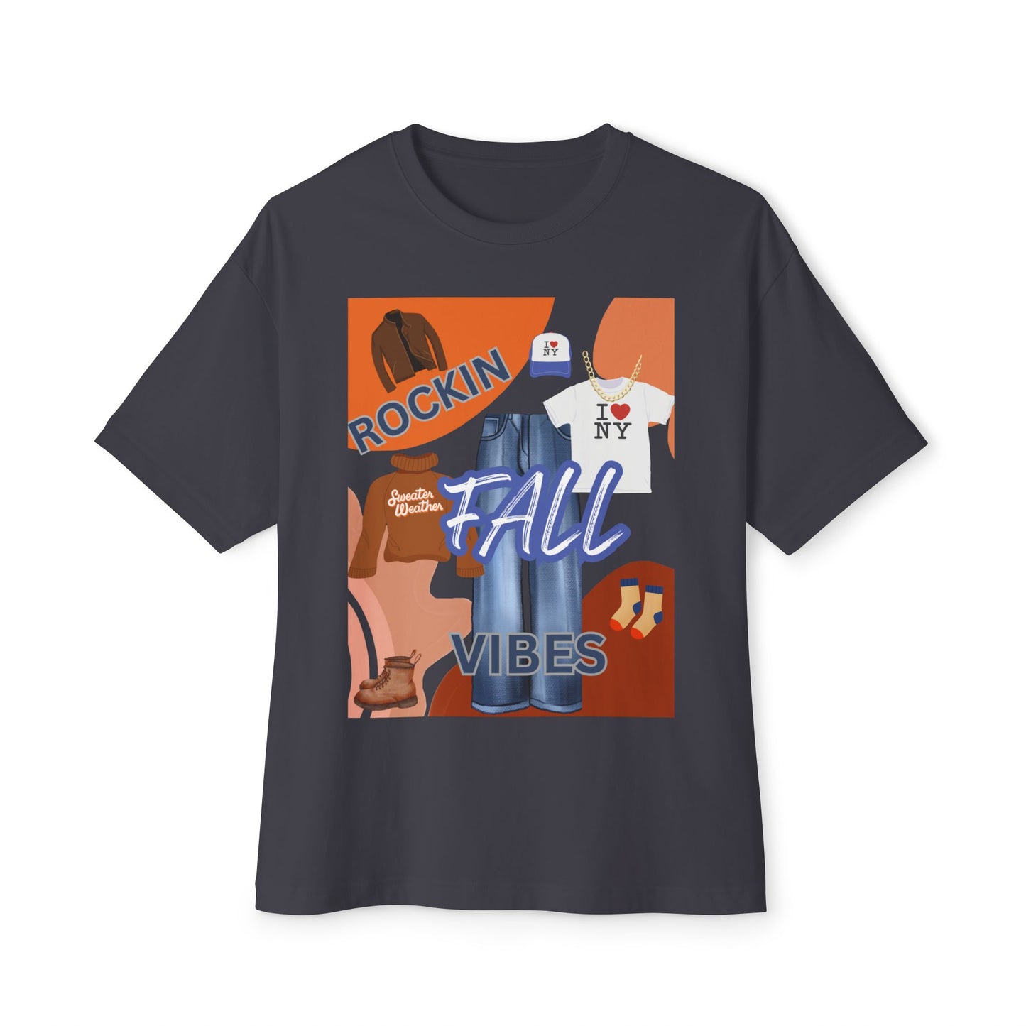 Fall Oversized Boxy Tee