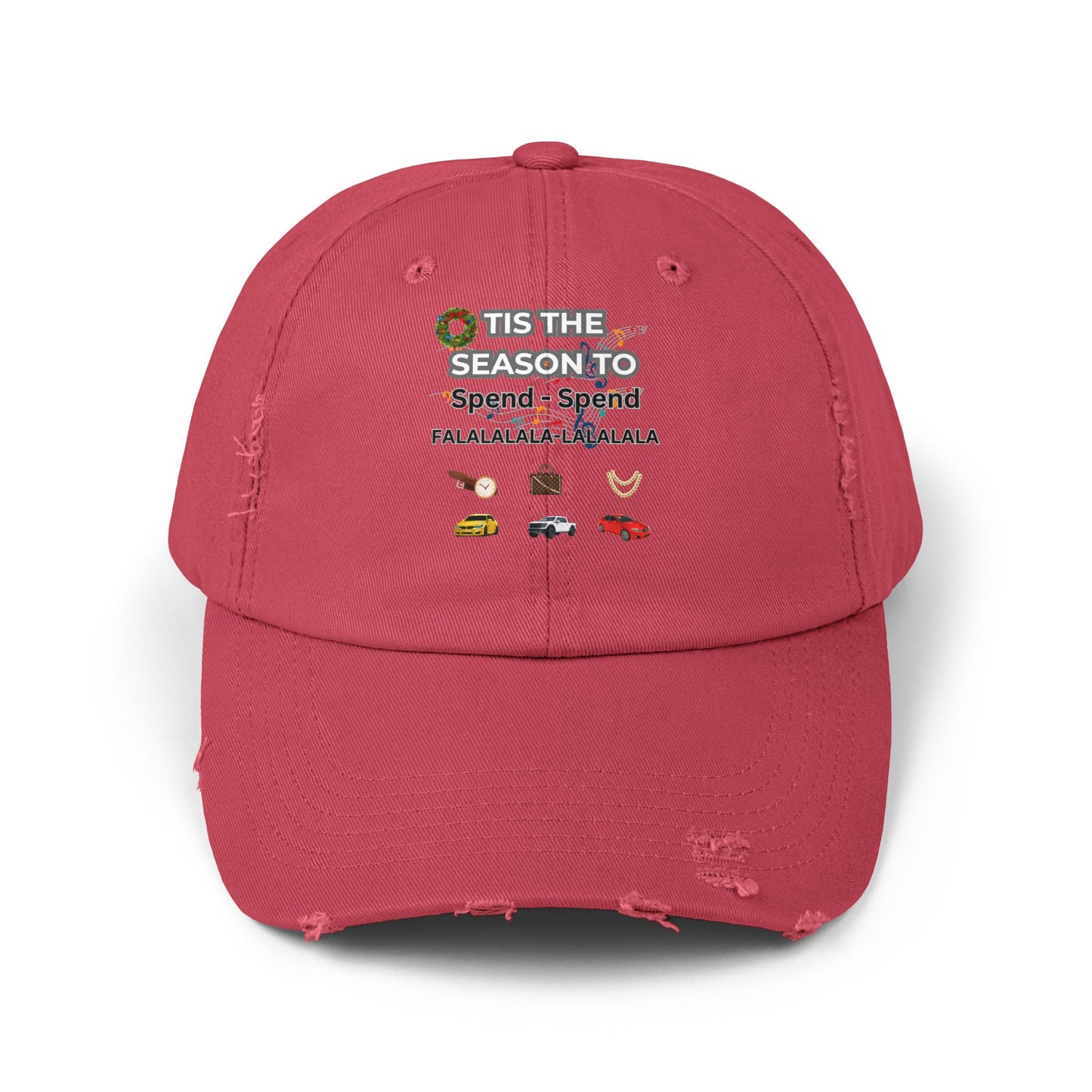 Distressed Cap - Holiday Hats