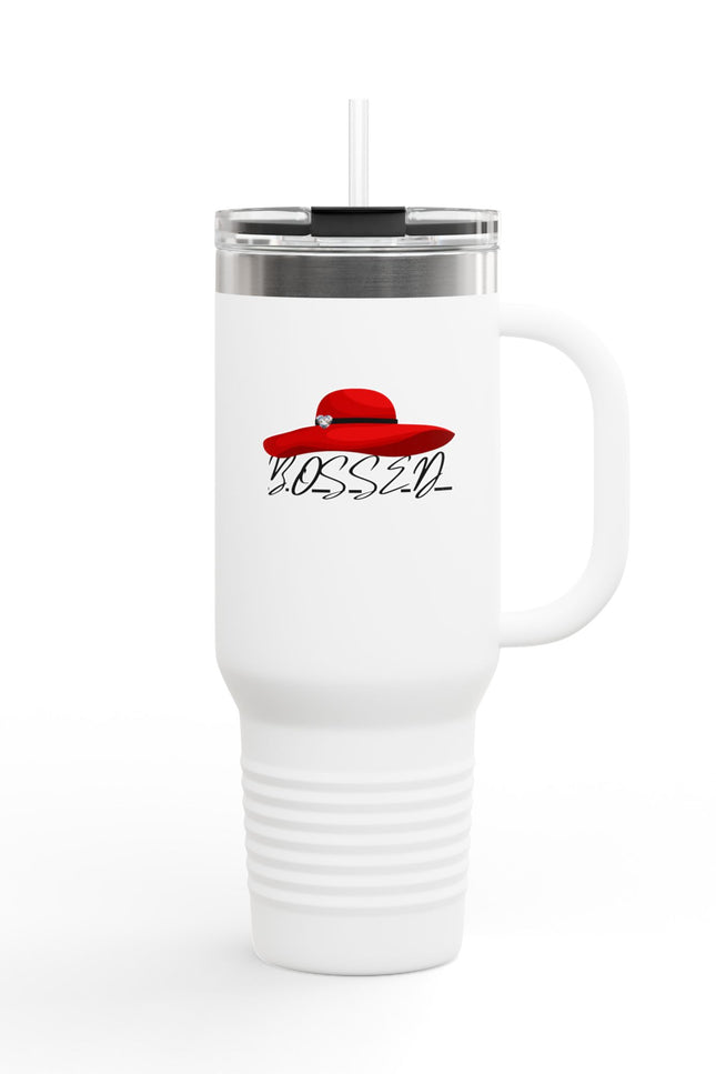 Stylish Insulated Travel Mug, Perfect for Coffee Lovers, Work, Travel, Gifts, Summer Picnics, 40oz Adventure Mug
