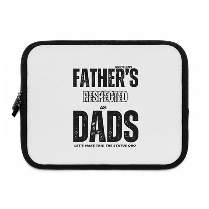 Father's Day Laptop Sleeve - 'Respected as Dads'