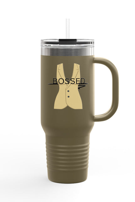 Bossed Insulated Travel Mug - 40oz Coffee Cup for Professionals