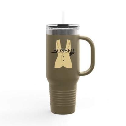 Bossed Insulated Travel Mug - 40oz Coffee Cup for Professionals