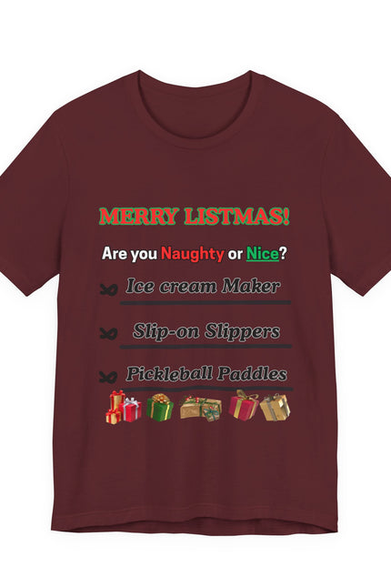 Christmas Short Sleeve Tee - Merry Christmas Shirt