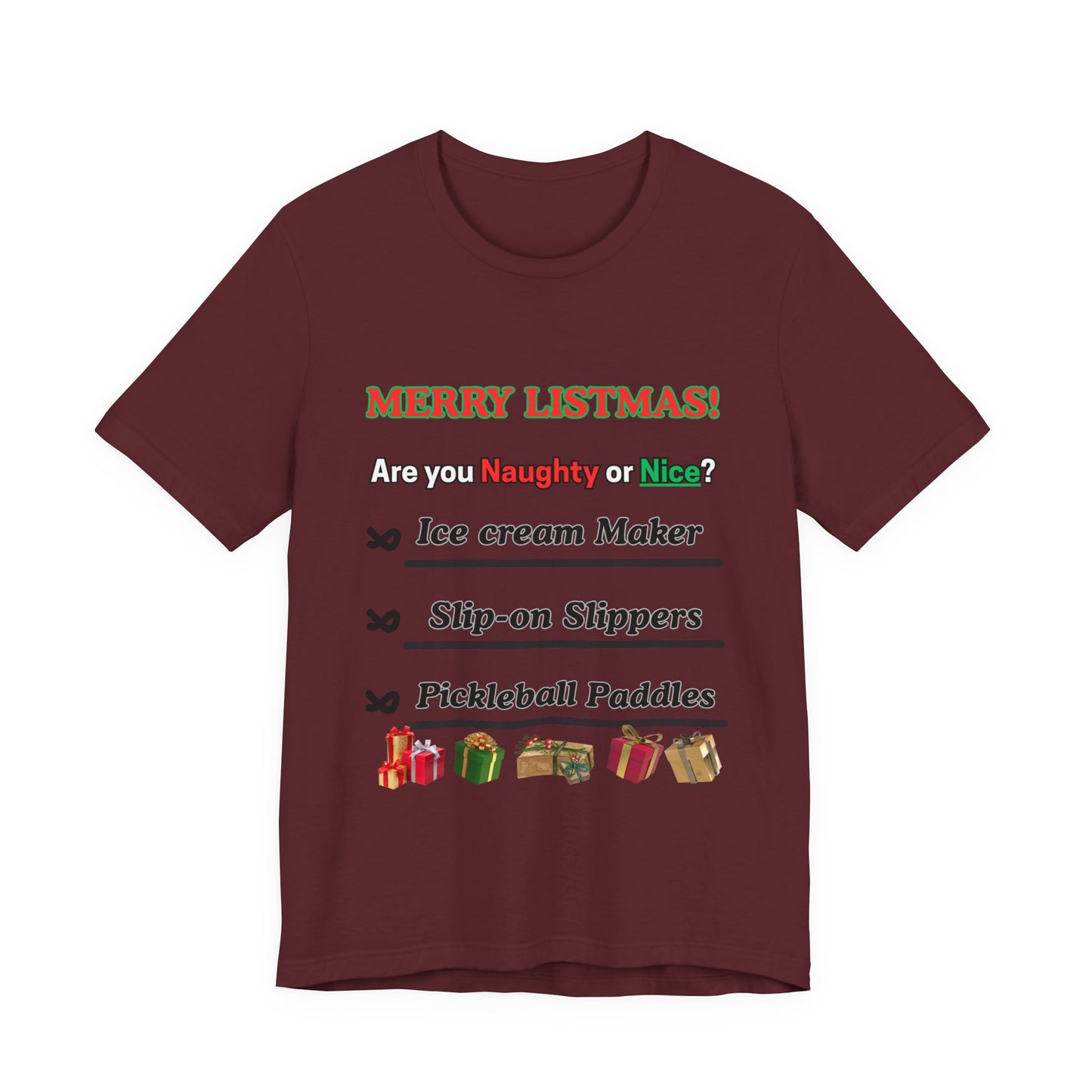 Christmas Short Sleeve Tee - Merry Christmas Shirt
