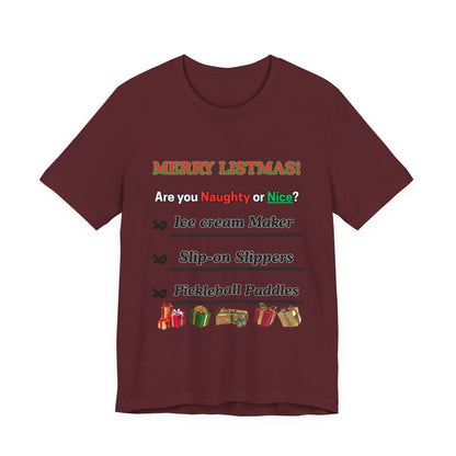 Christmas Short Sleeve Tee - Merry Christmas Shirt