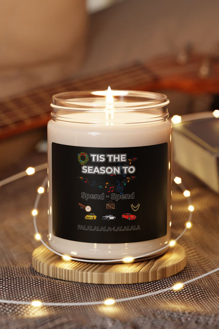 Festive Scented Candle, Holiday Home Decor, Aromatherapy Gift, Seasonal Candle, Cozy Vibes, Home Fragrance