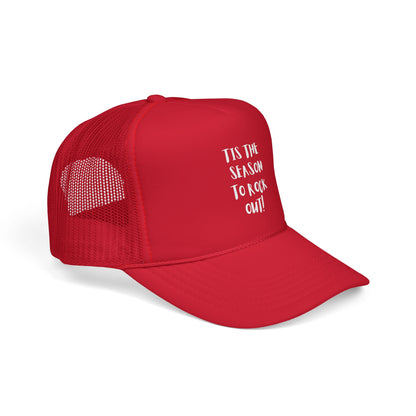 Trucker Cap – "Tis the Season to Rock Out! Holiday Mesh Hat