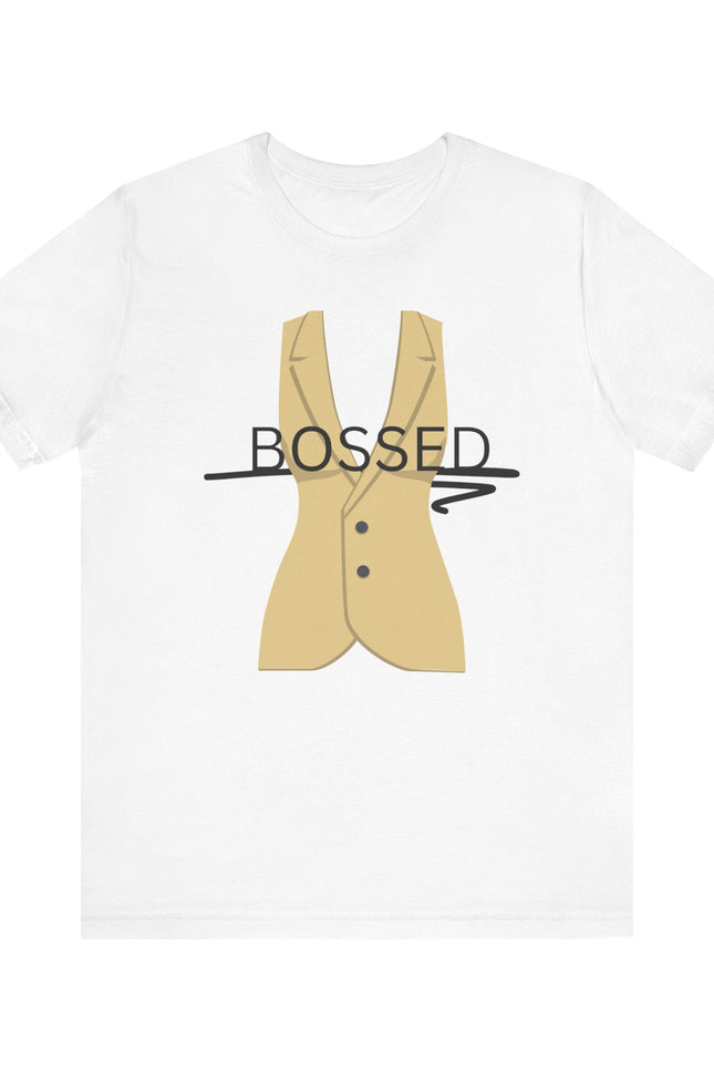 Bossed Unisex Garment-Dyed T-shirt in Black