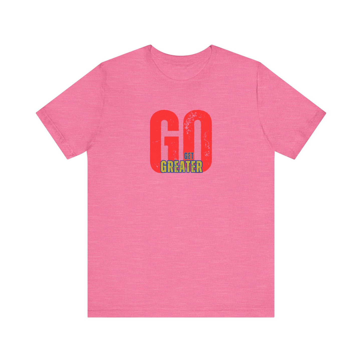 Motivational Unisex Garment-Dyed T-Shirt - 'GO Get Greater'