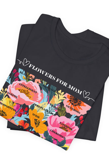 Floral Motif Unisex Tee | Botanical T-Shirt, Floral Graphic Tee, Trendy Summer Shirt, Gift for Her, Casual Wear