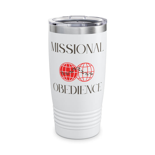 Missionary Ringneck Tumbler, 20oz - Travel Mug, Inspirational Gift, Christian Fellowship, Hot & Cold Drinks, Faith-Based Decor