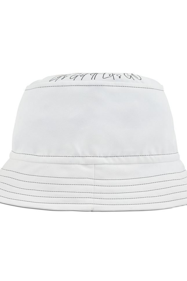 Stylish Bucket Hat with Trendy Text Design