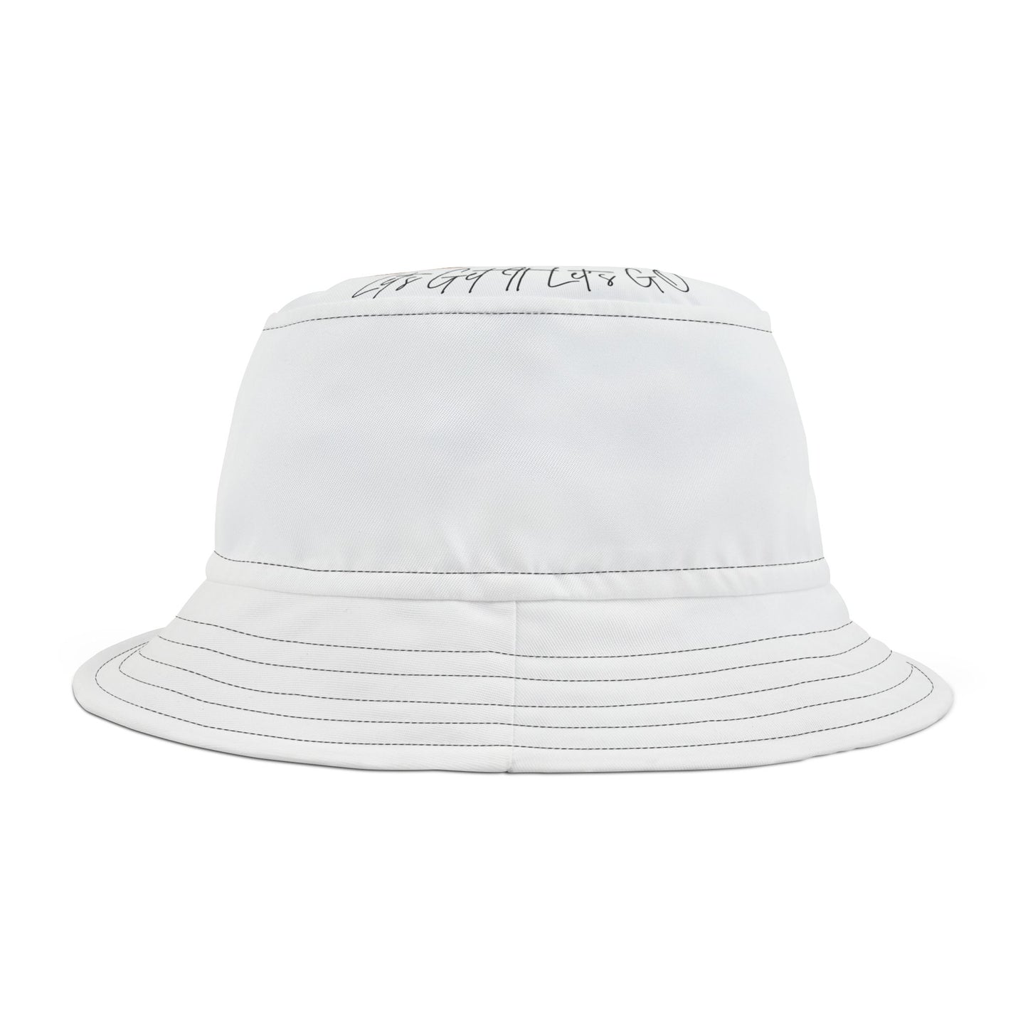 Stylish Bucket Hat with Trendy Text Design