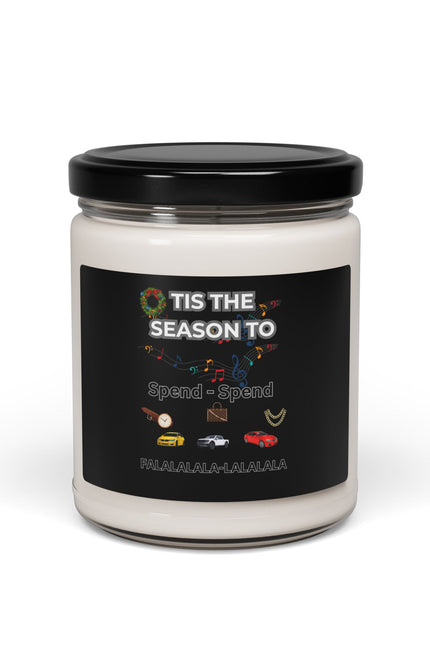 Festive Scented Candle, Holiday Home Decor, Aromatherapy Gift, Seasonal Candle, Cozy Vibes, Home Fragrance